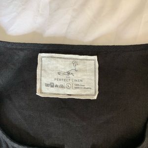 Not Perfect Linen full-leg jumpsuit